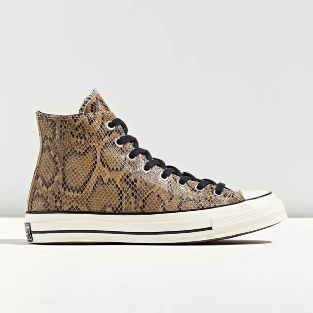 Converse Chuck Taylor 70 Archive Reptile Sneaker in Brown, Egret, & Black